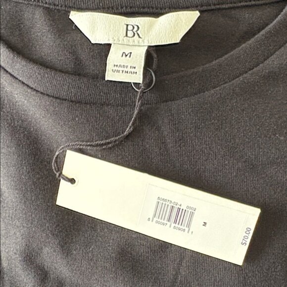 Refined Crew-Neck T-Shirt In Black - Picture 5 of 6